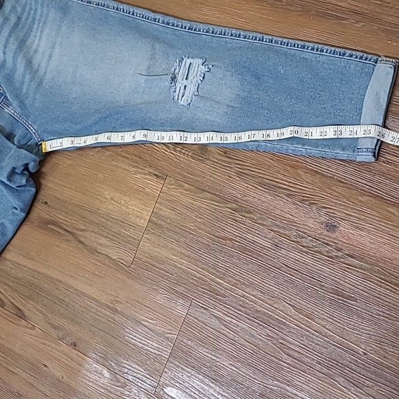 Signature by Levi Strauss Blue Boyfriend Jeans for women zise 14 used good condi - Picture 9 of 14